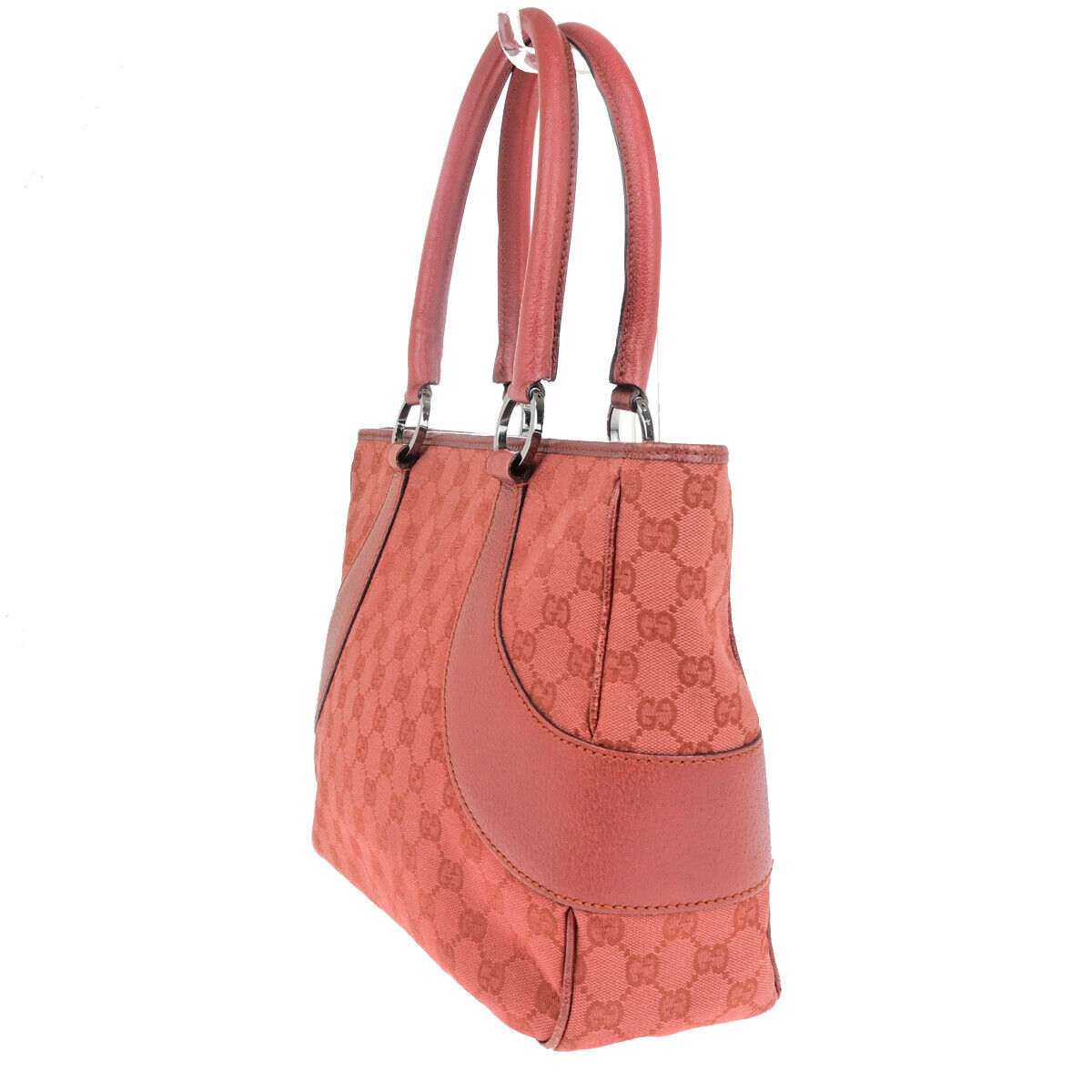 Gucci Guccissima Orange Canvas Handbag ()