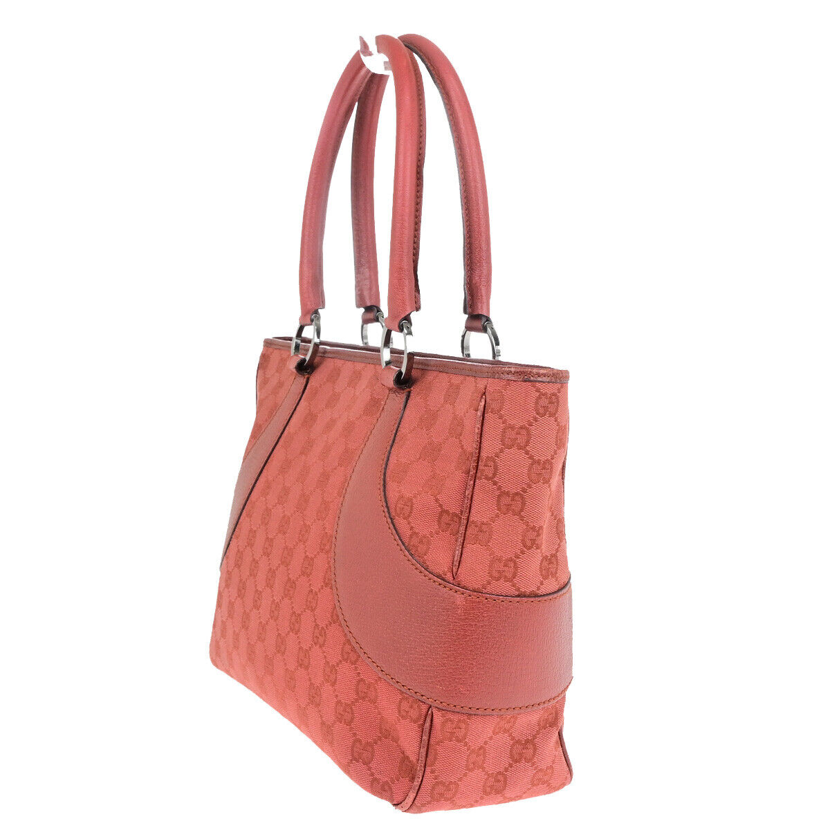 Gucci Guccissima Orange Canvas Handbag ()