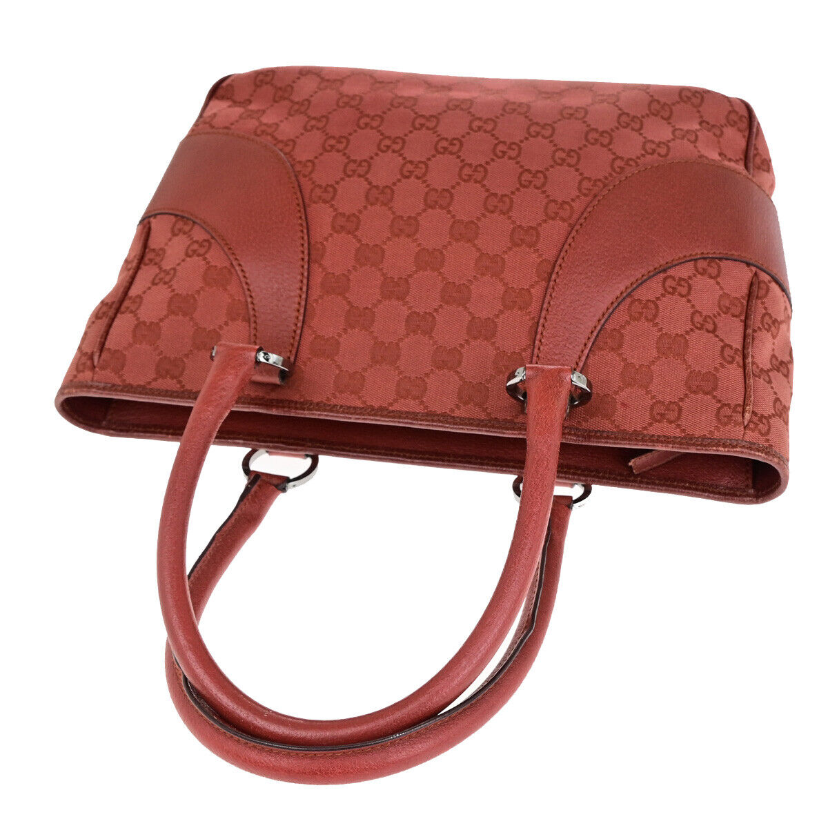 Gucci Guccissima Orange Canvas Handbag ()