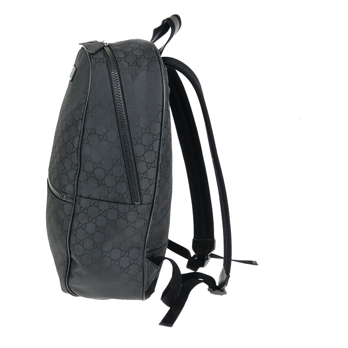 Gucci Sherry Black Synthetic Backpack Bag ()
