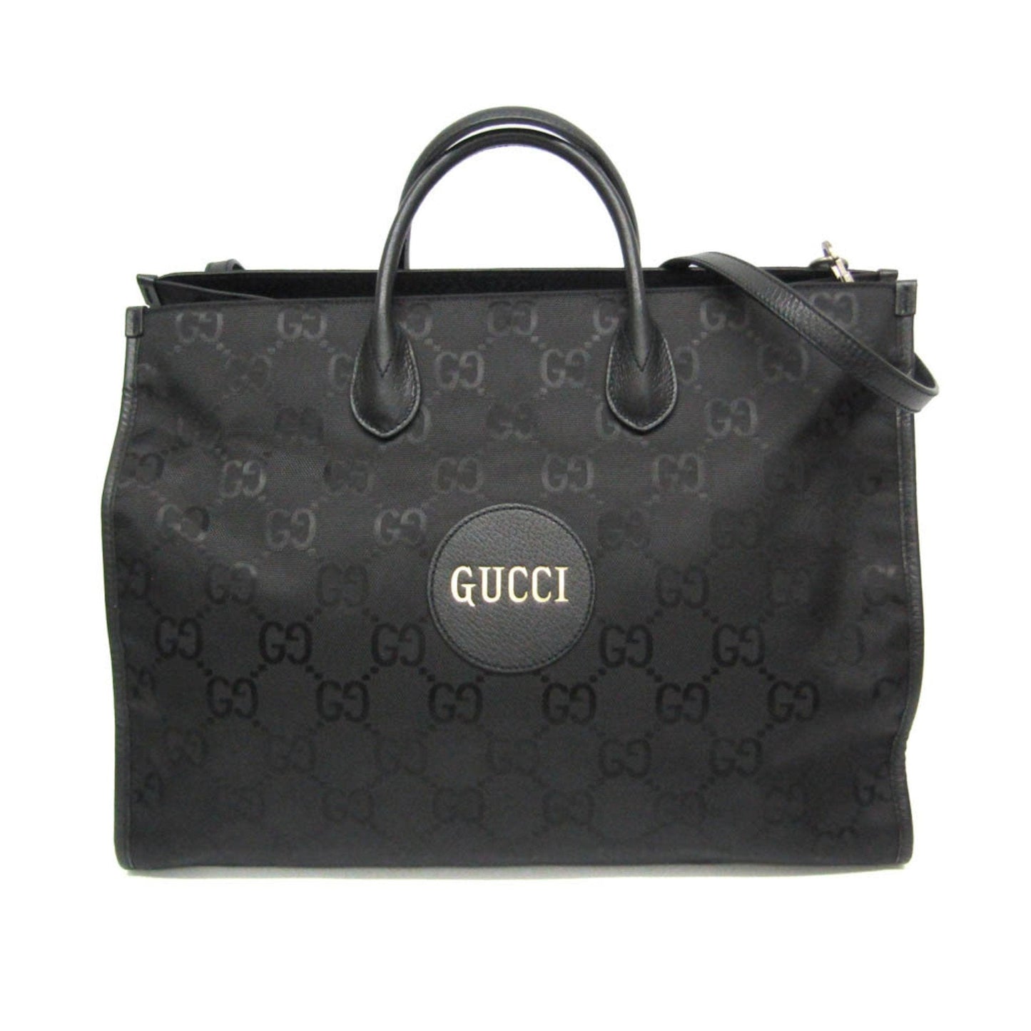 Gucci Off The Grid Black Canvas Tote Bag ()