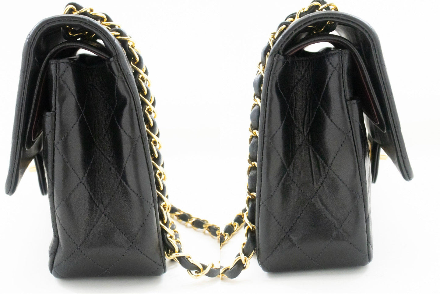 Chanel Black Leather Shoulder Bag ()