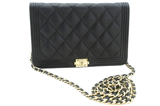 Chanel Black Leather Shoulder Bag ()