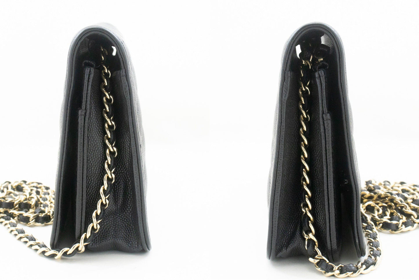 Chanel Black Leather Shoulder Bag ()