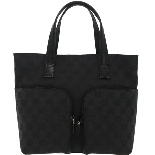 Gucci Black Canvas Handbag ()