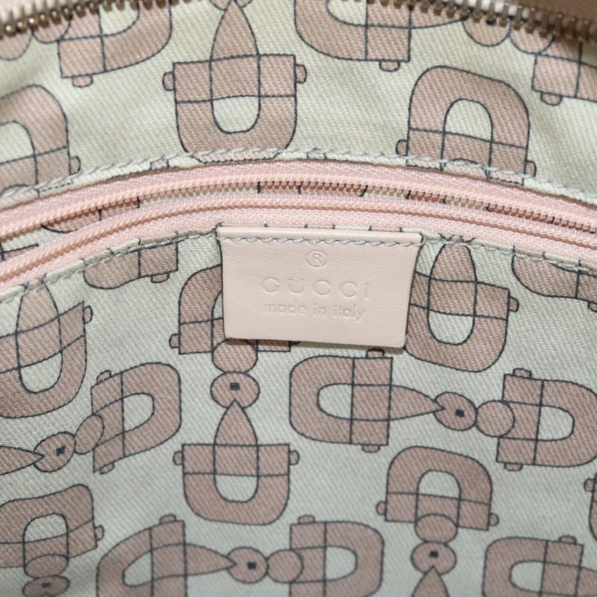 Gucci Guccissima Beige Canvas Shoulder Bag ()