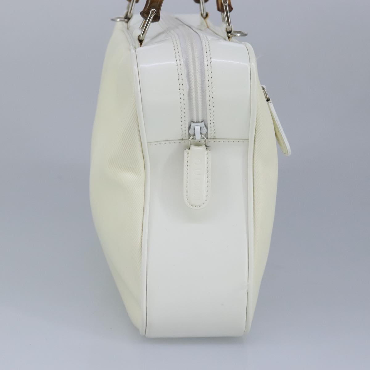 Gucci Bamboo Beige Synthetic Handbag ()