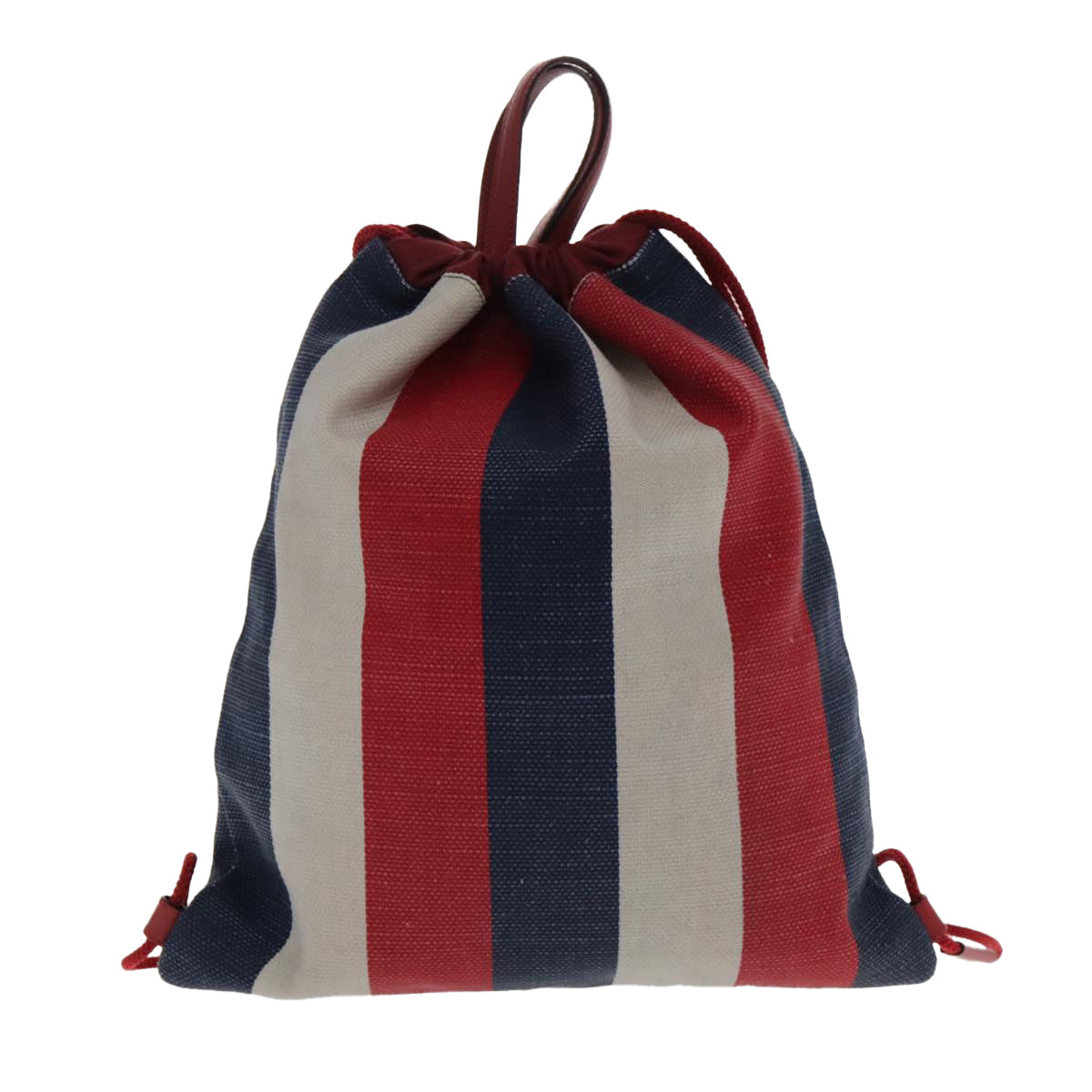 Gucci Blue Canvas Backpack Bag ()