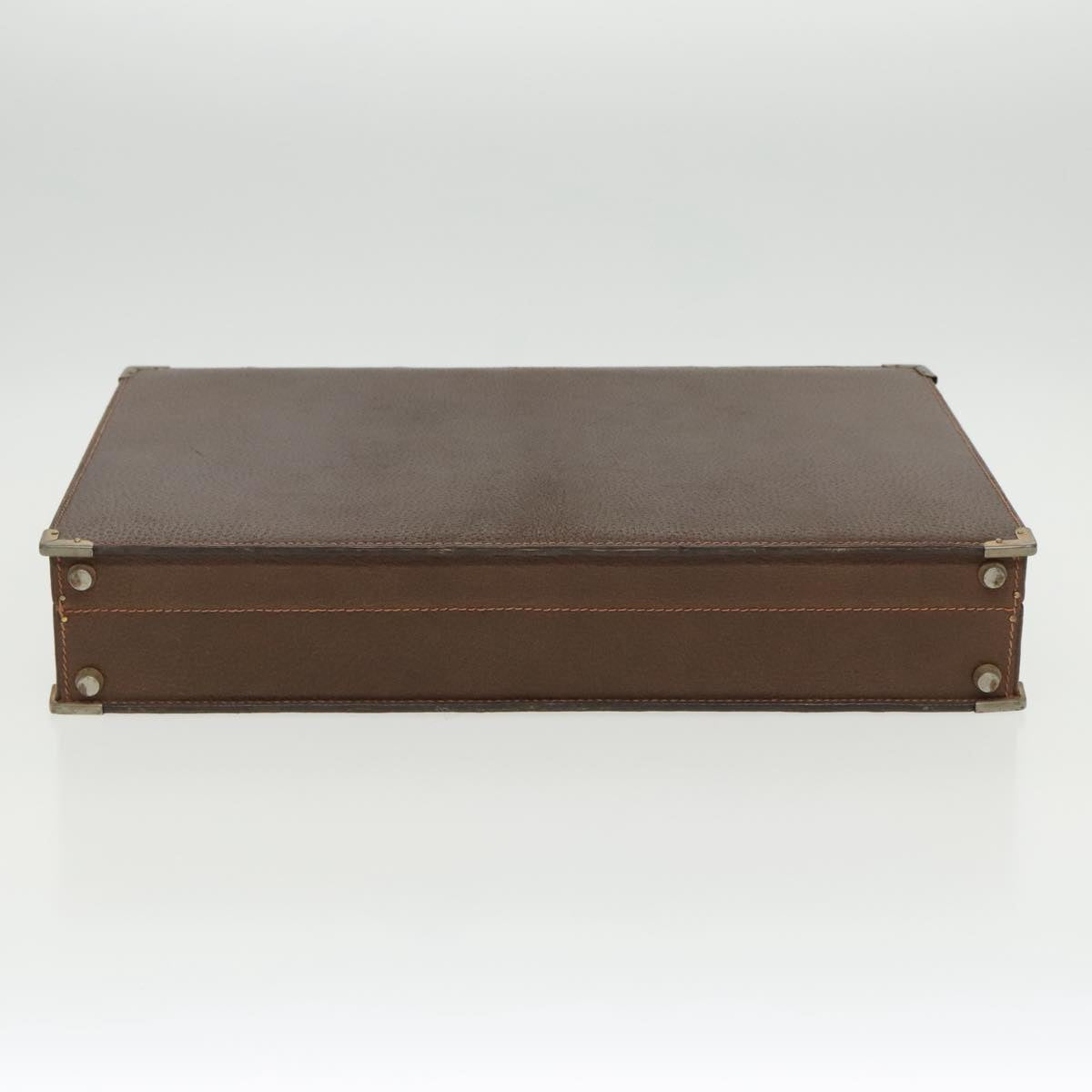 Gucci Brown Leather Travel Bag ()