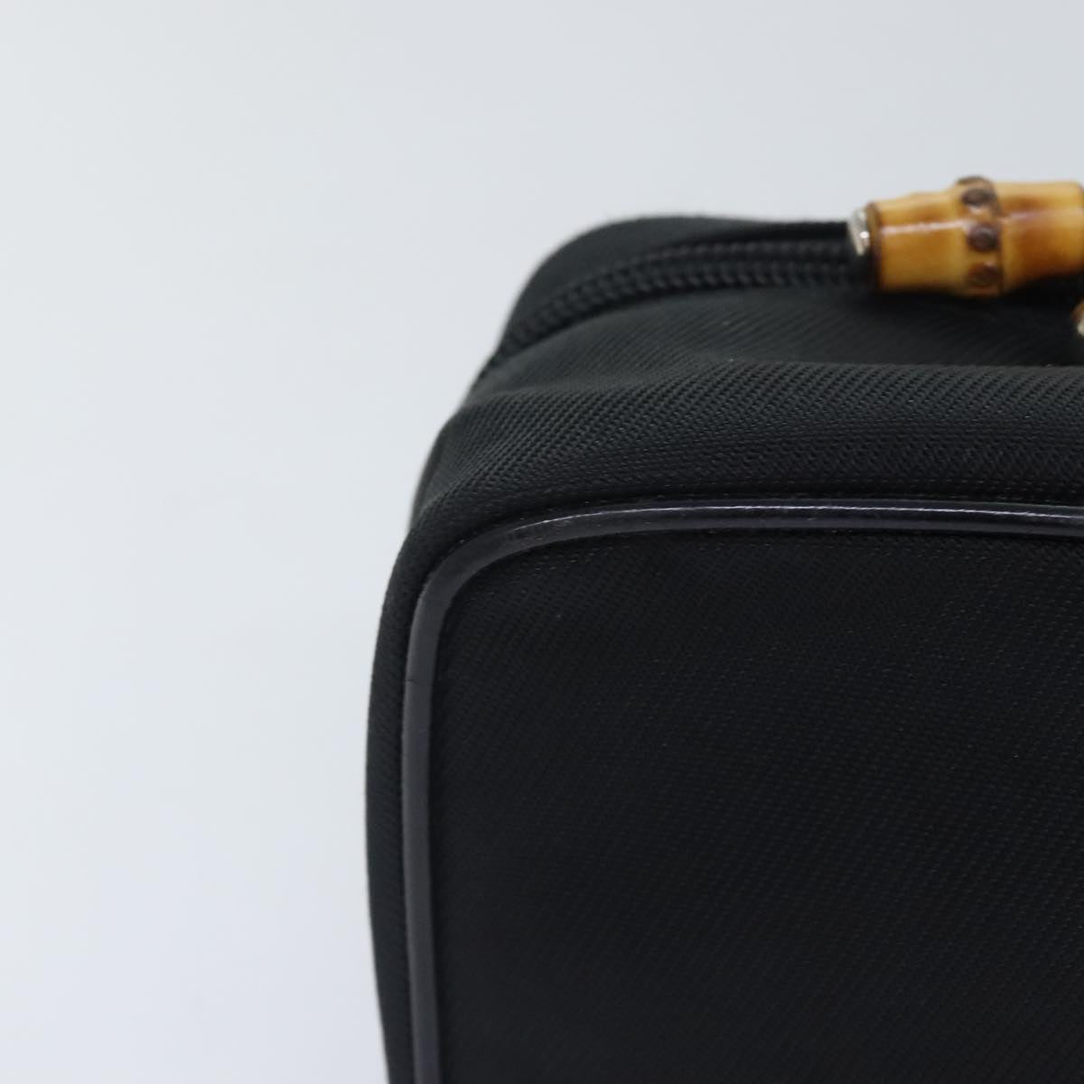 Gucci Bamboo Black Canvas Clutch Bag ()