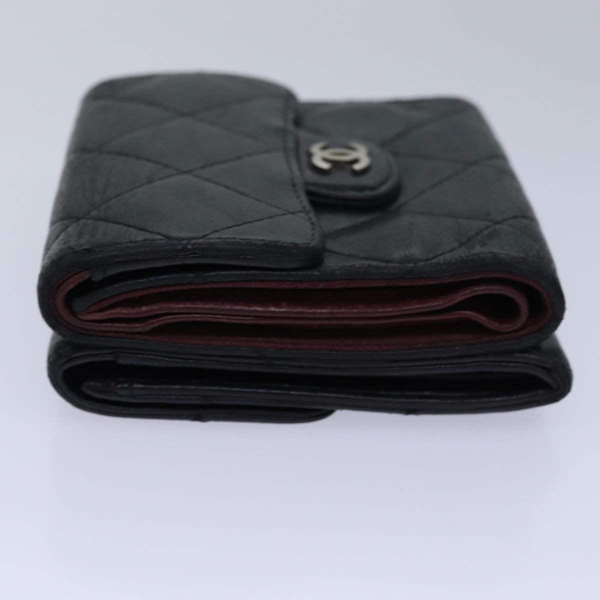 Chanel Timeless Black Leather Wallet  ()