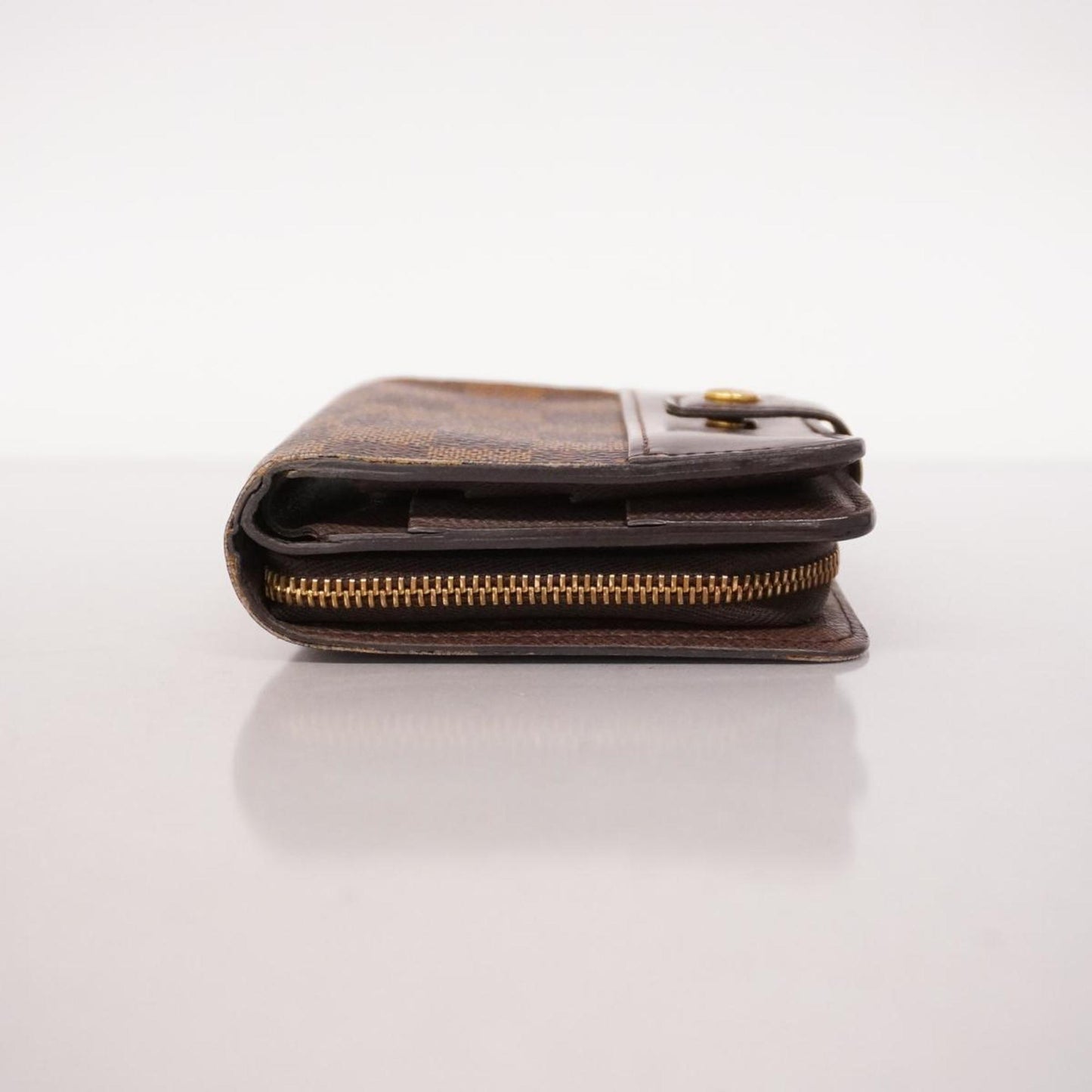 Louis Vuitton Compact Zip  Canvas Wallet  ()