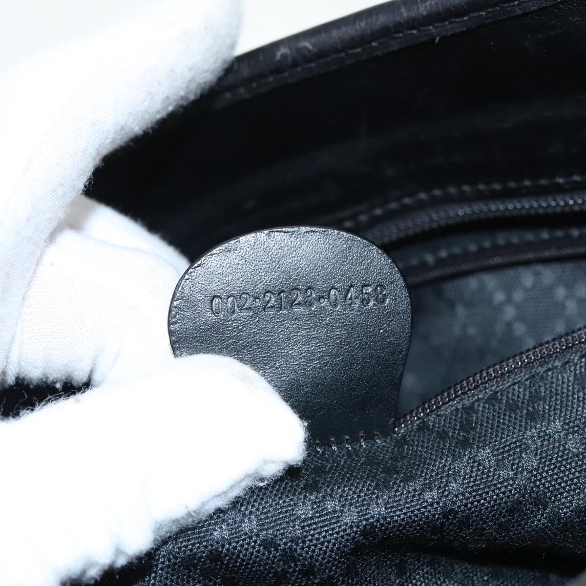 Gucci Black Canvas Tote Bag ()