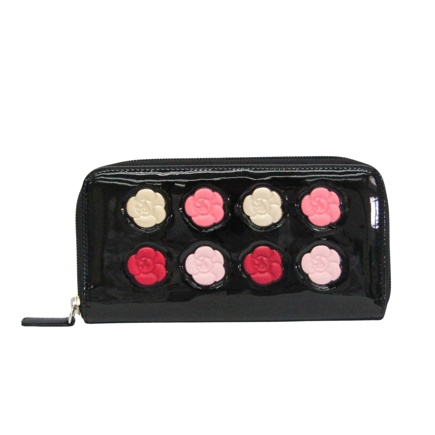 Chanel Black Patent Leather Wallet  ()