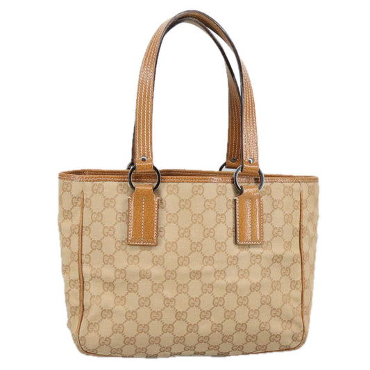 Gucci Beige Canvas Shoulder Bag ()