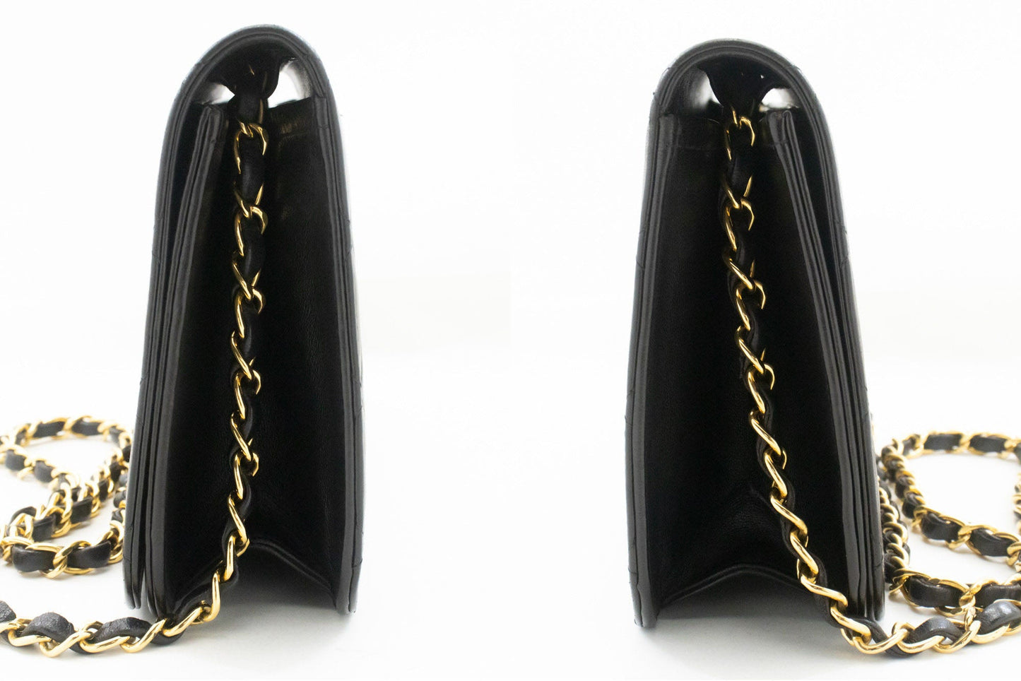 Chanel Black Leather Shoulder Bag ()