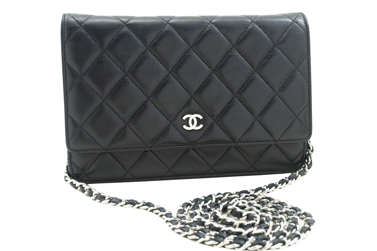 Chanel Black Leather Shoulder Bag ()