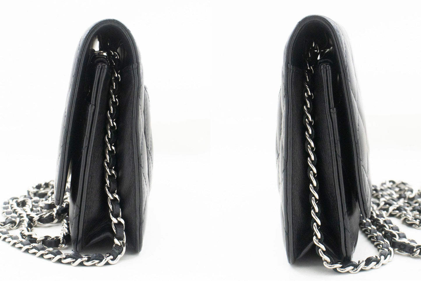 Chanel Black Leather Shoulder Bag ()