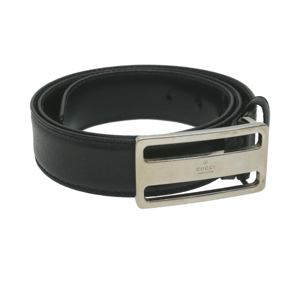 Gucci Black Leather Belt  ()