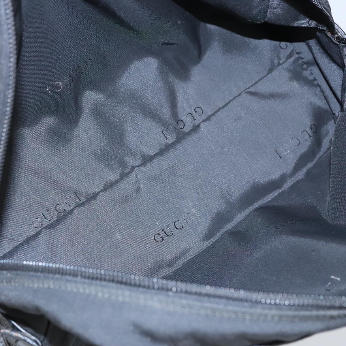 Gucci Black Canvas Clutch Bag ()