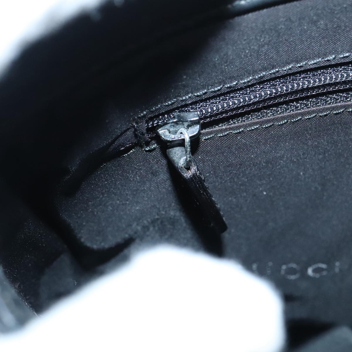 Gucci Bamboo Black Leather Handbag ()