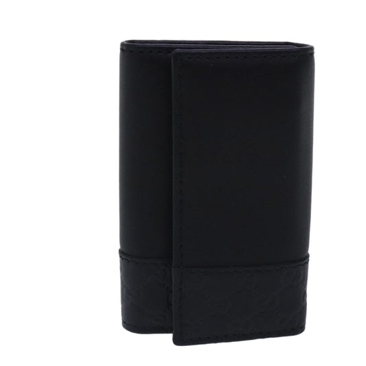 Gucci Key Case Black Leather Wallet  ()