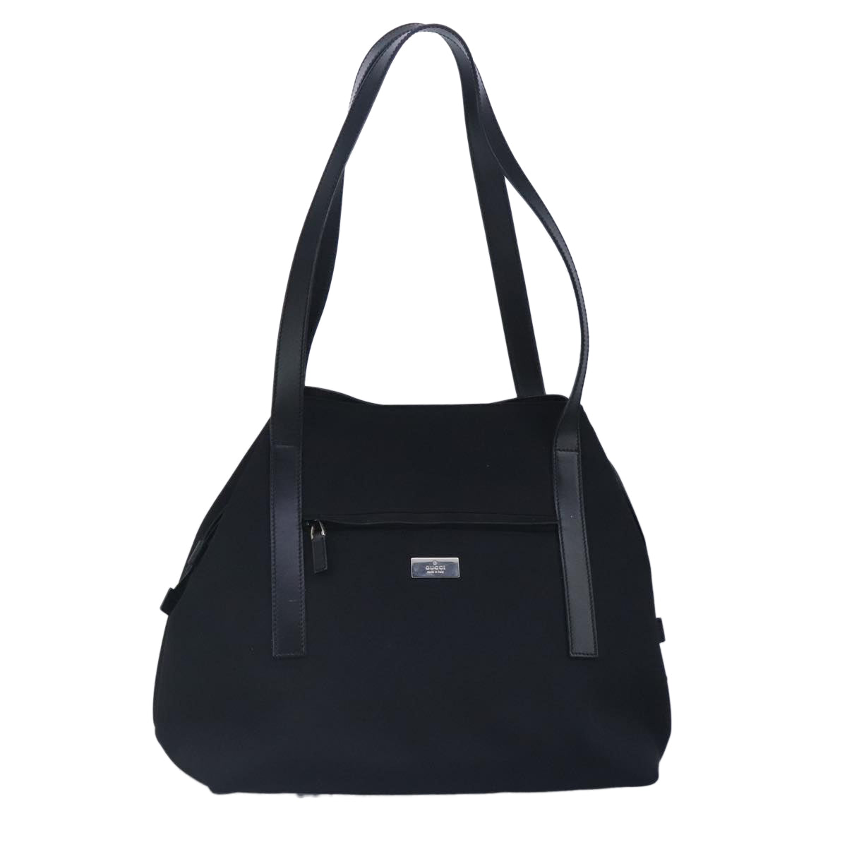 Gucci Black Canvas Shoulder Bag ()