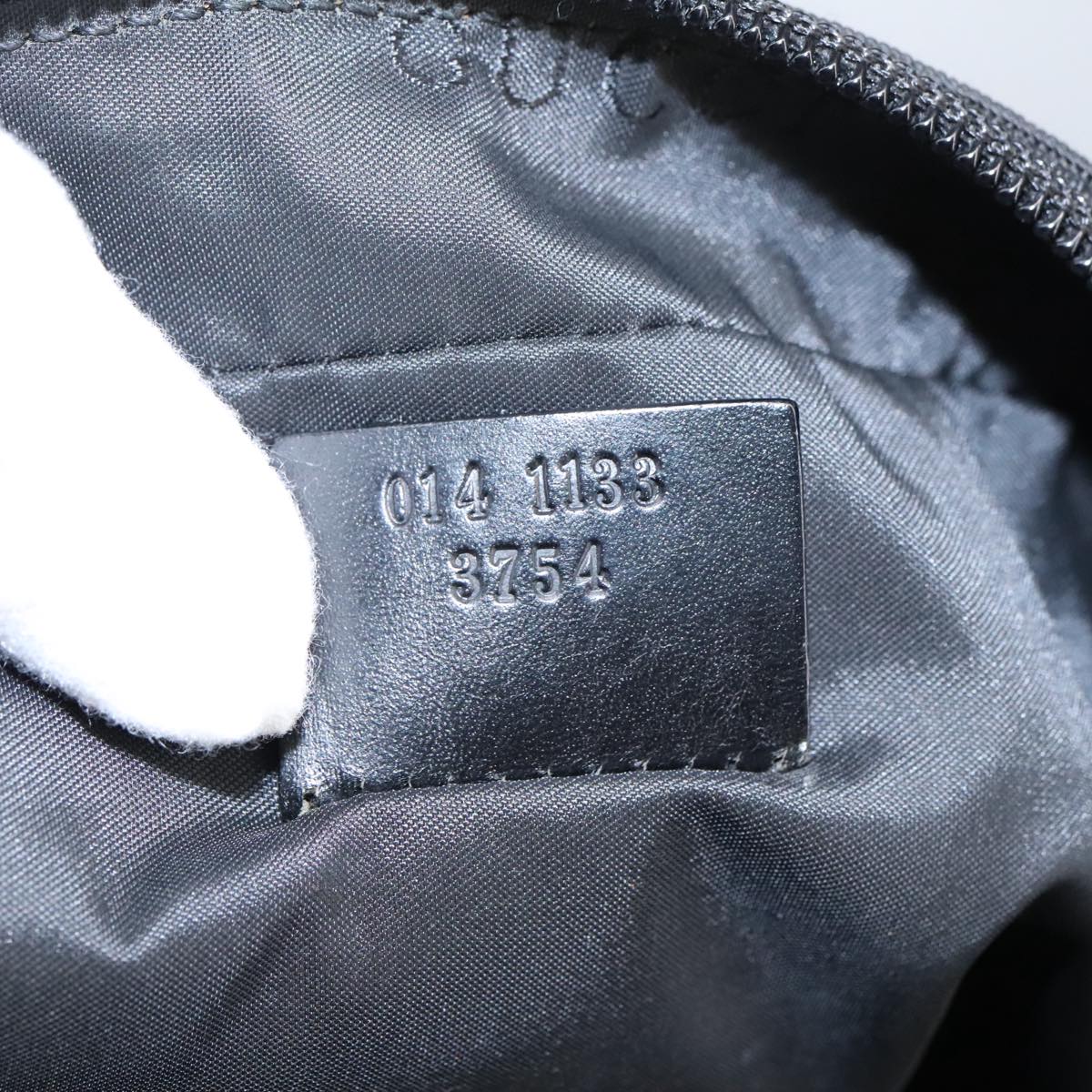 Gucci Black Canvas Clutch Bag ()