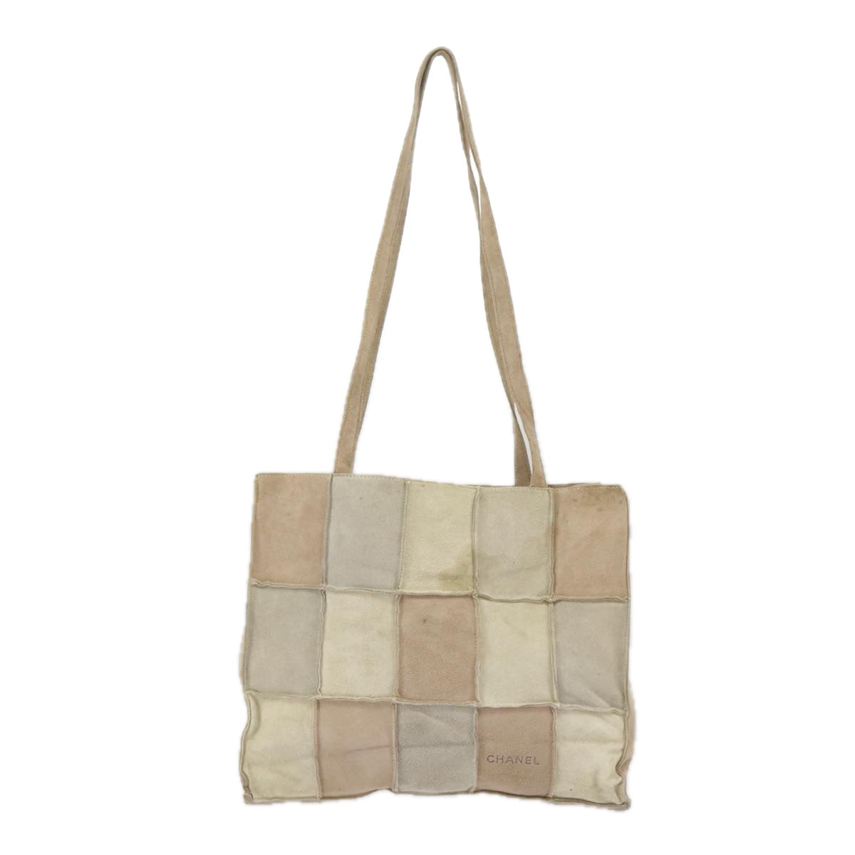 Chanel Beige Suede Tote Bag ()