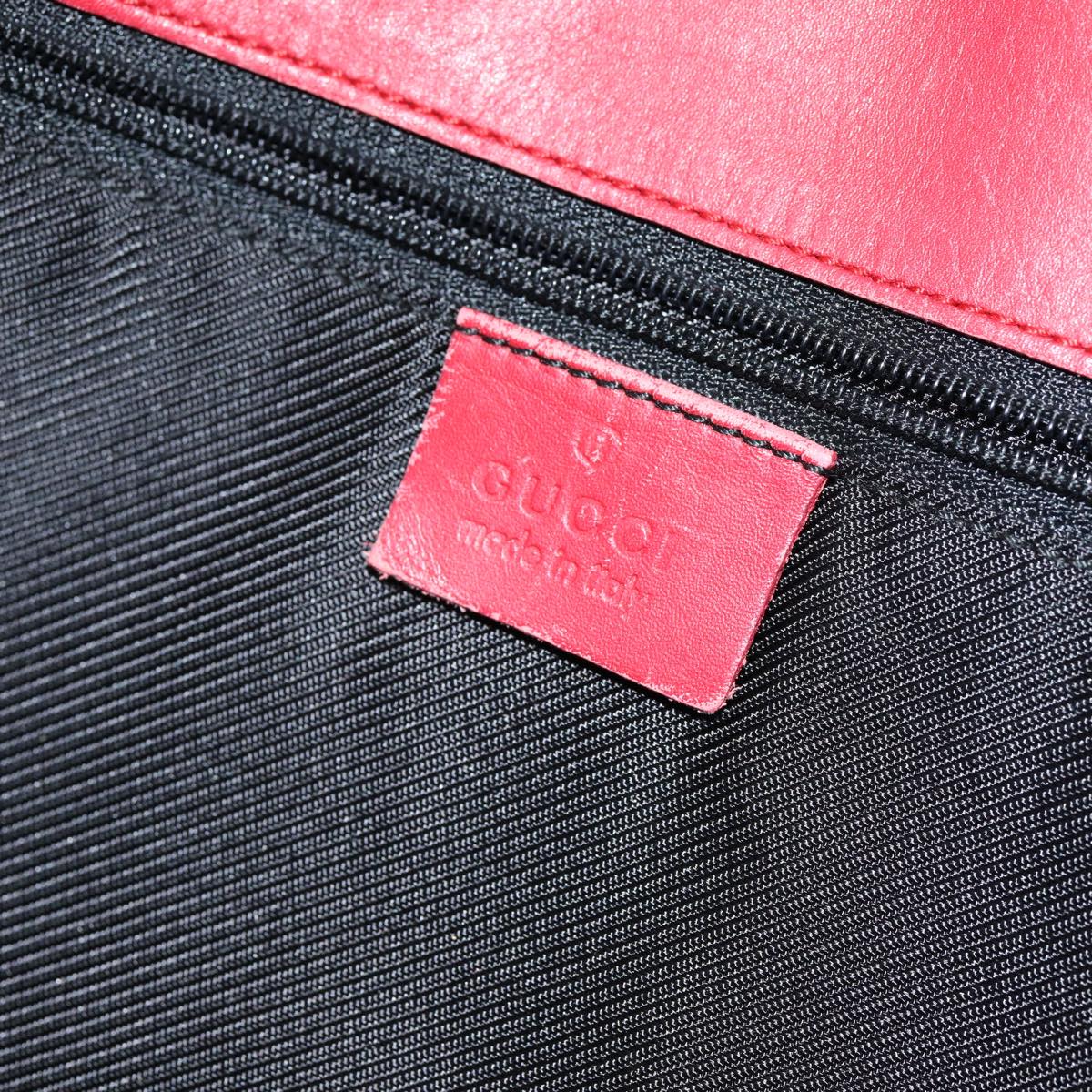 Gucci Gg Canvas Red Canvas Tote Bag ()