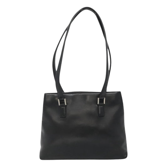 Chanel Black Leather Shoulder Bag ()