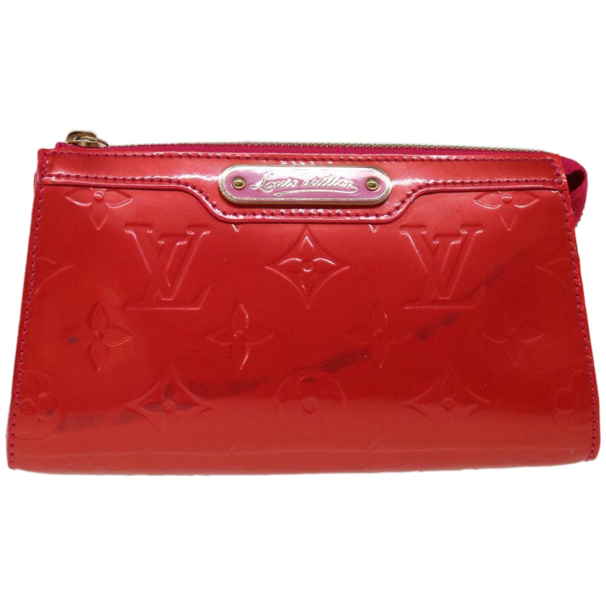 Louis Vuitton Cosmetic Pouch  Patent Leather Clutch Bag ()