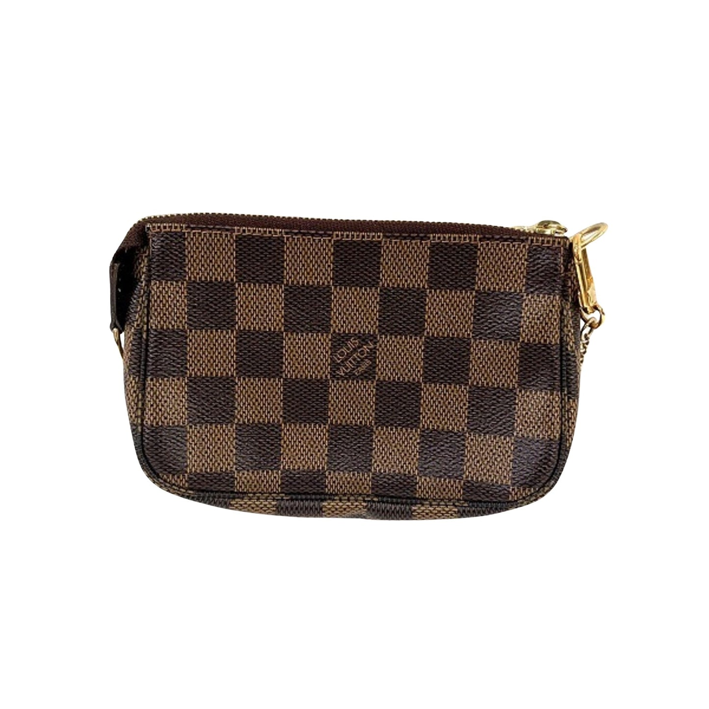 Louis Vuitton Mini Pochette Accessoires  Canvas Clutch Bag ()