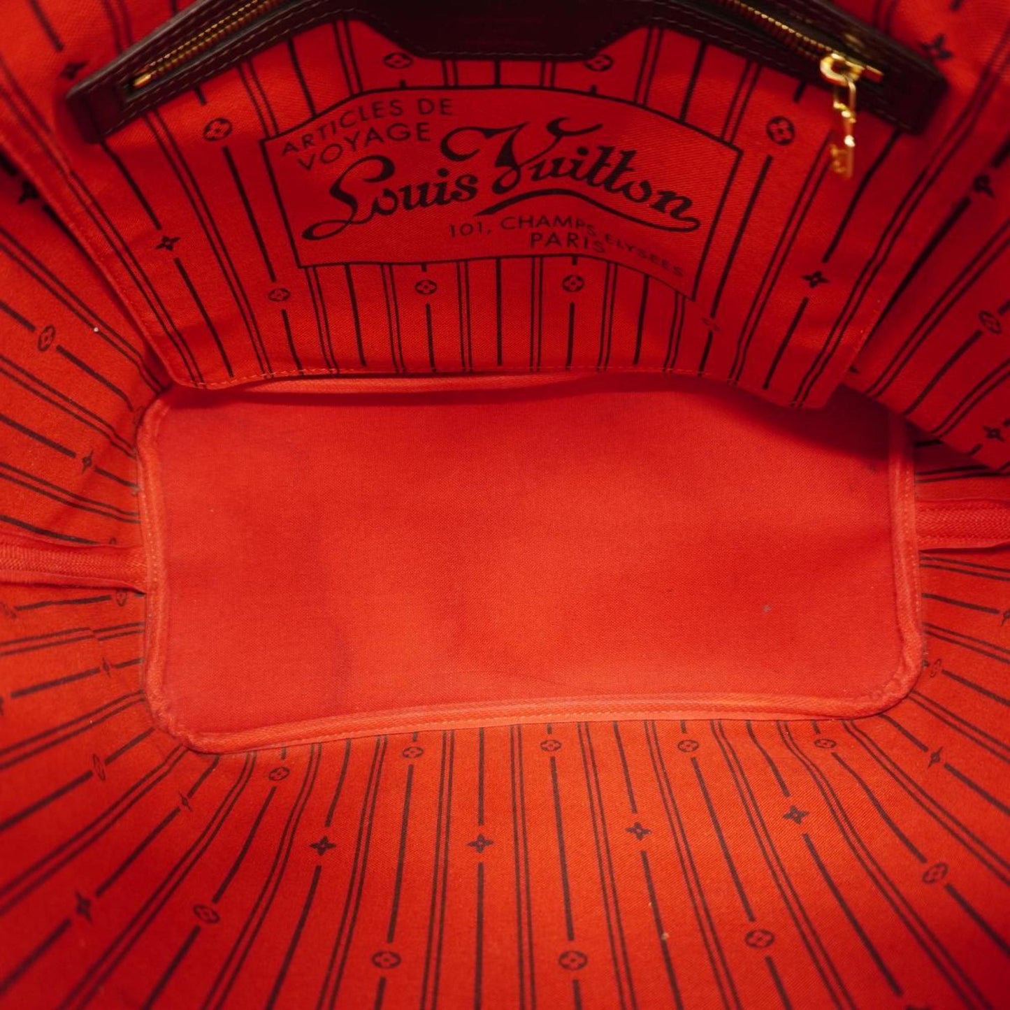 Louis Vuitton Neverfull Mm  Canvas Tote Bag ()