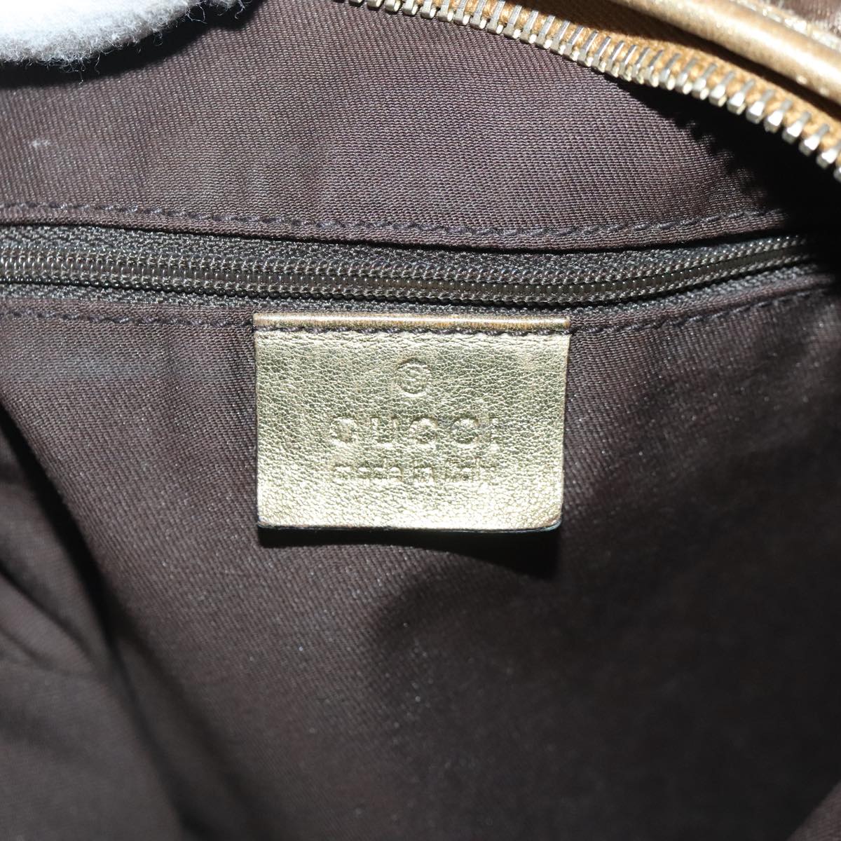 Gucci Abbey Brown Canvas Shoulder Bag ()