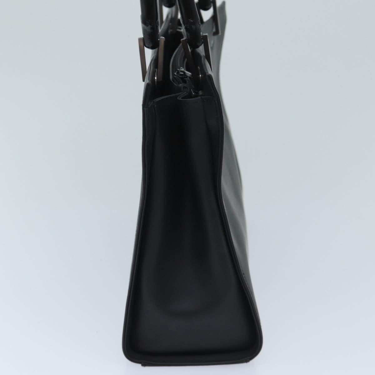 Gucci Bamboo Black Leather Handbag ()