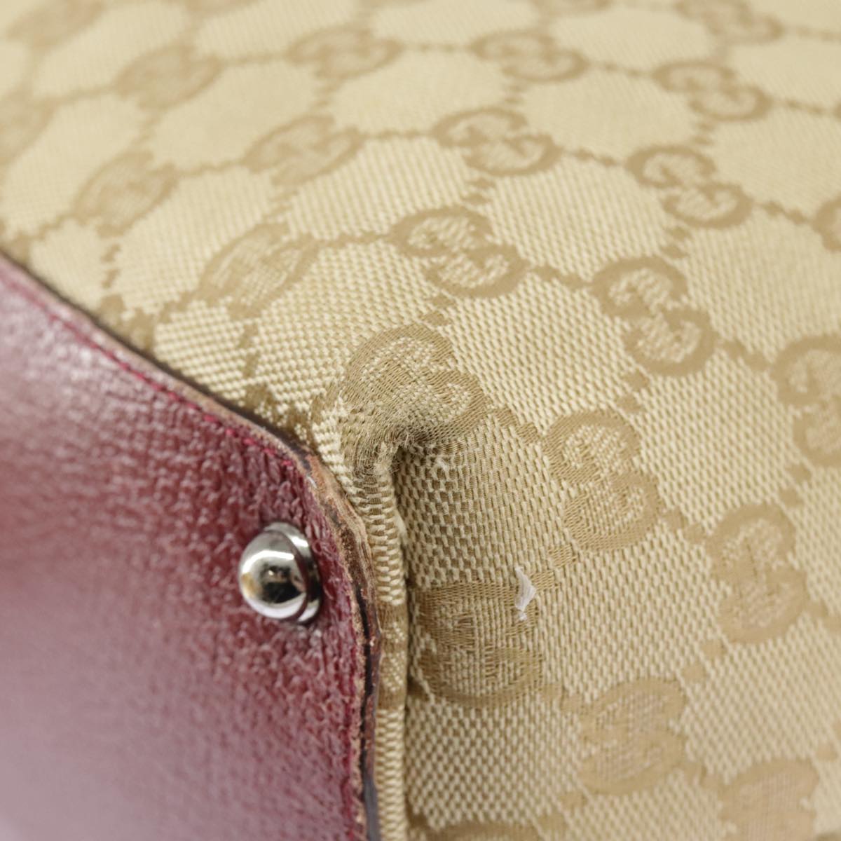 Gucci Beige Canvas Tote Bag ()