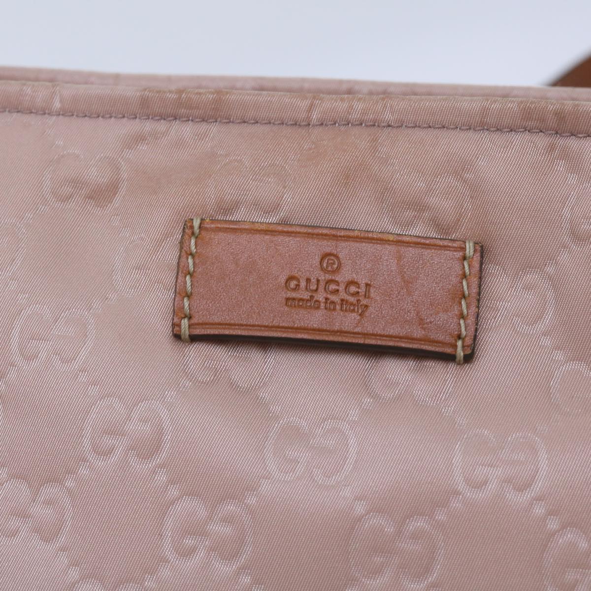 Gucci Gg Nylon Pink Synthetic Shoulder Bag ()