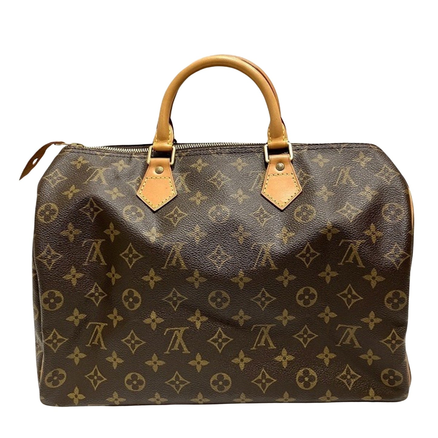 Louis Vuitton Speedy 35  Canvas Handbag ()