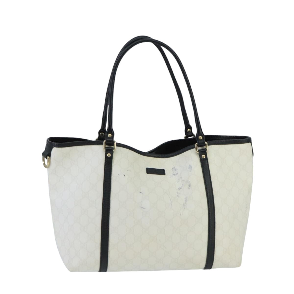 Gucci White Canvas Tote Bag ()