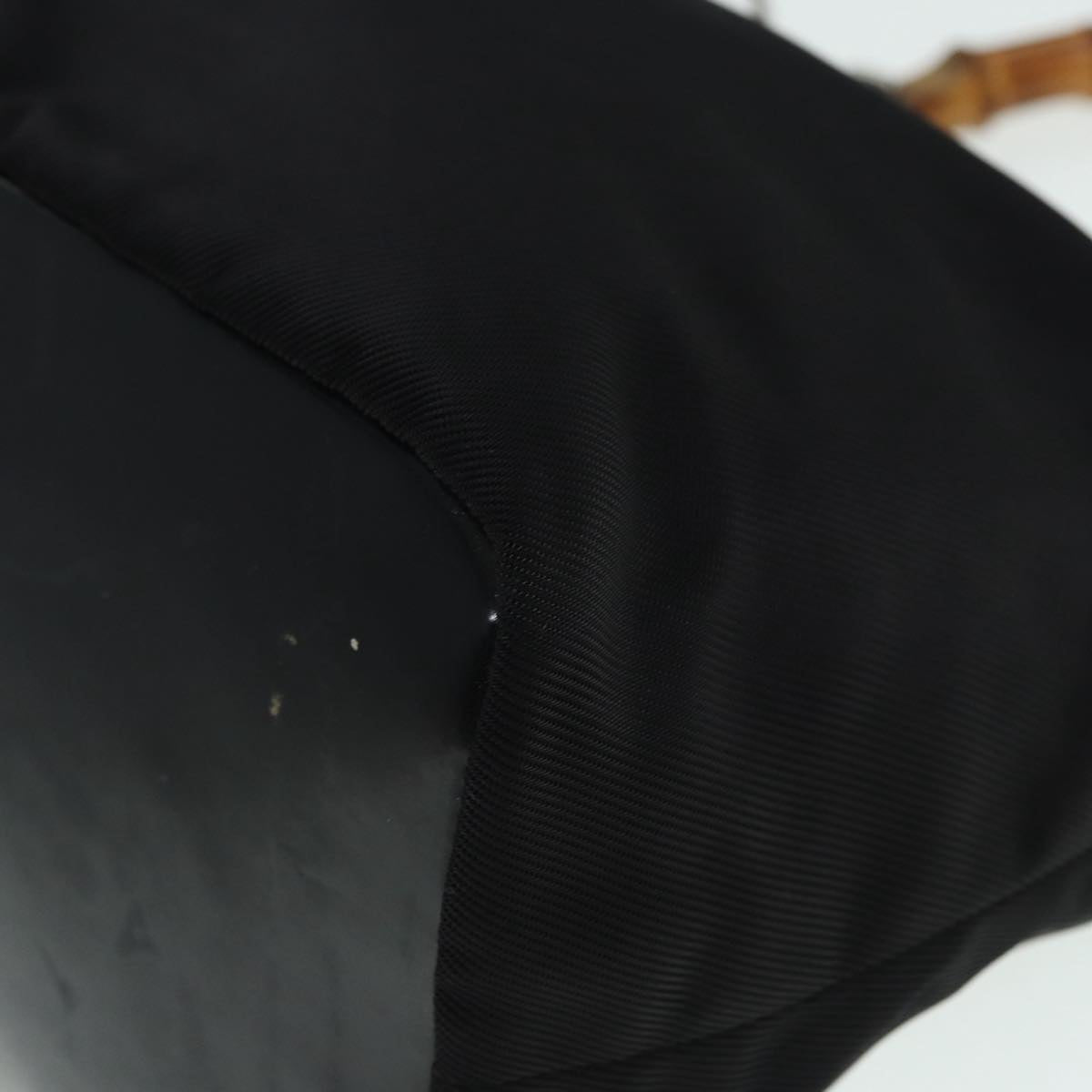 Gucci Bamboo Black Synthetic Shoulder Bag ()