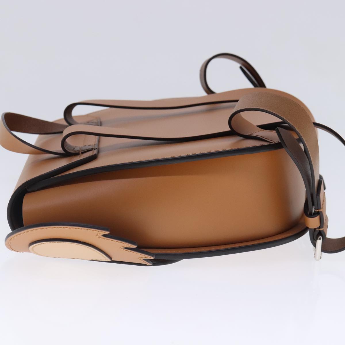 Gucci Brown Leather Backpack Bag ()