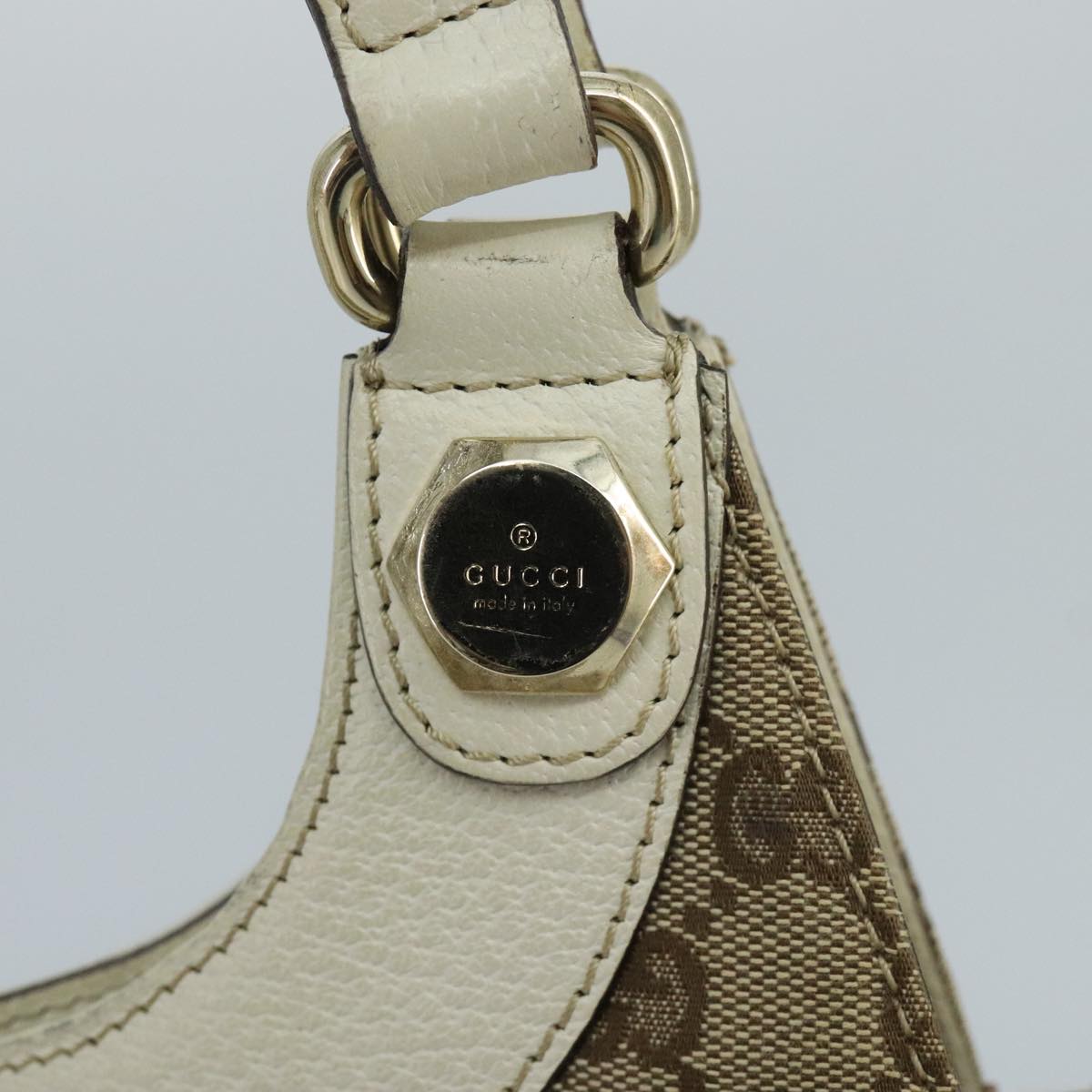 Gucci Beige Canvas Tote Bag ()