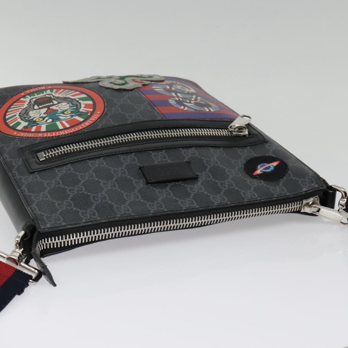 Gucci Jackie Black Canvas Shoulder Bag ()