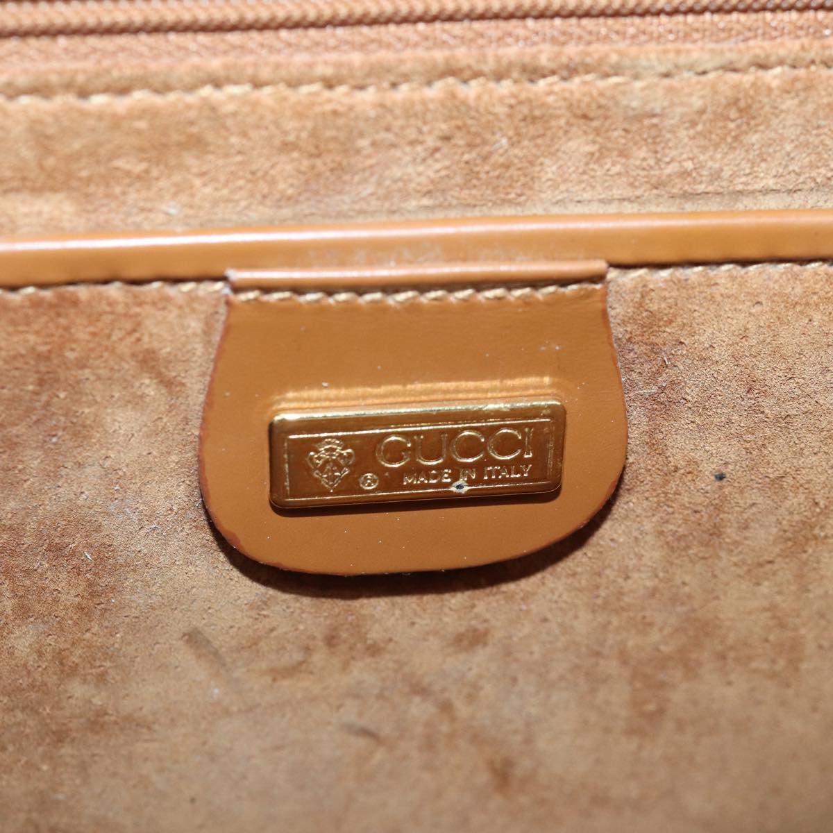 Gucci Brown Leather Shoulder Bag ()