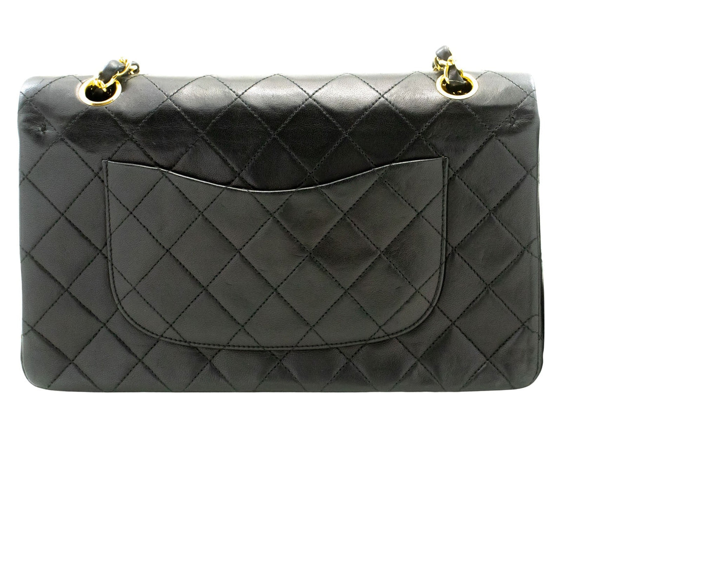 Chanel Black Leather Shoulder Bag ()