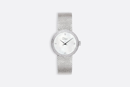 La D de Dior Satine • Ø 25 mm, Quartz Movement