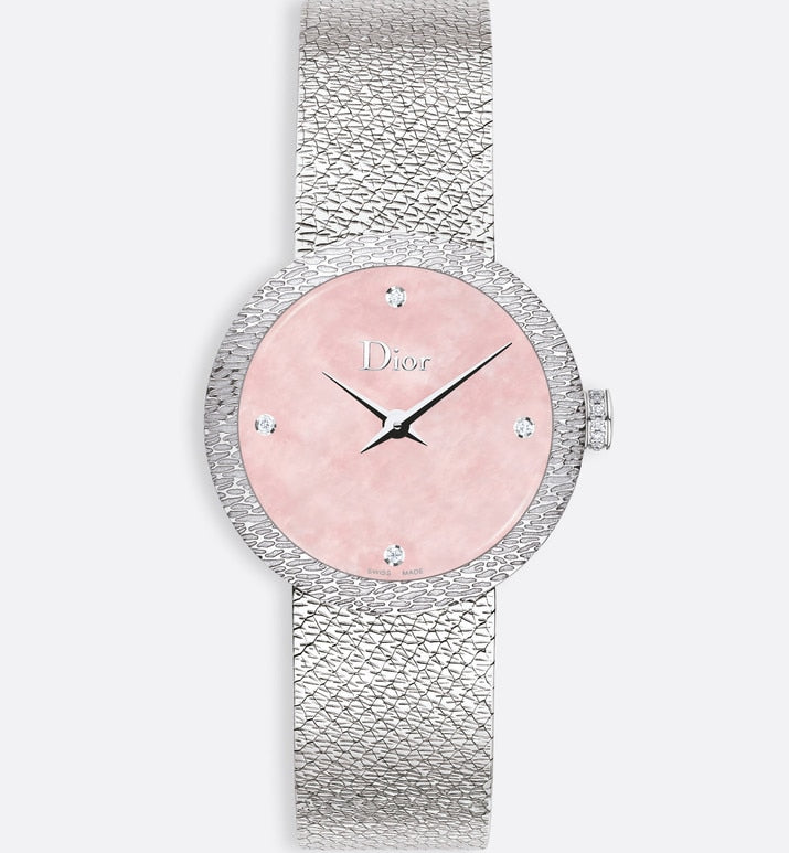 La D de Dior Satine • Ø 25 mm, Quartz Movement