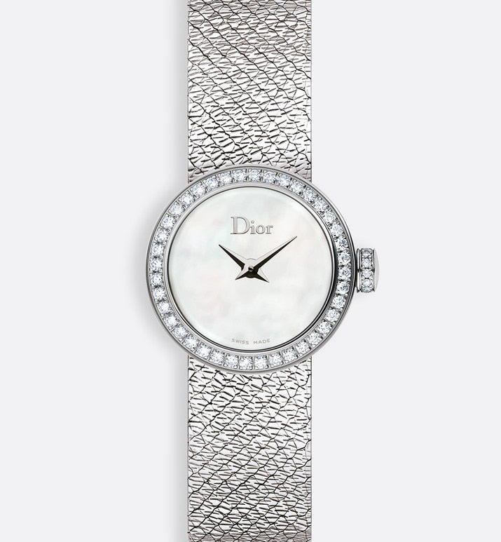 La Mini D de Dior Satine • Ø 19 mm, Quartz Movement