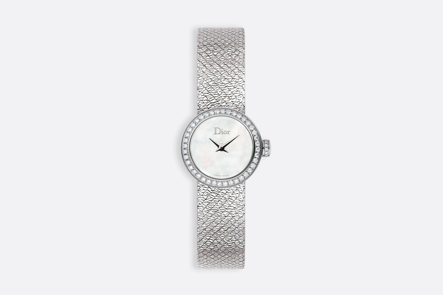 La Mini D de Dior Satine • Ø 19 mm, Quartz Movement
